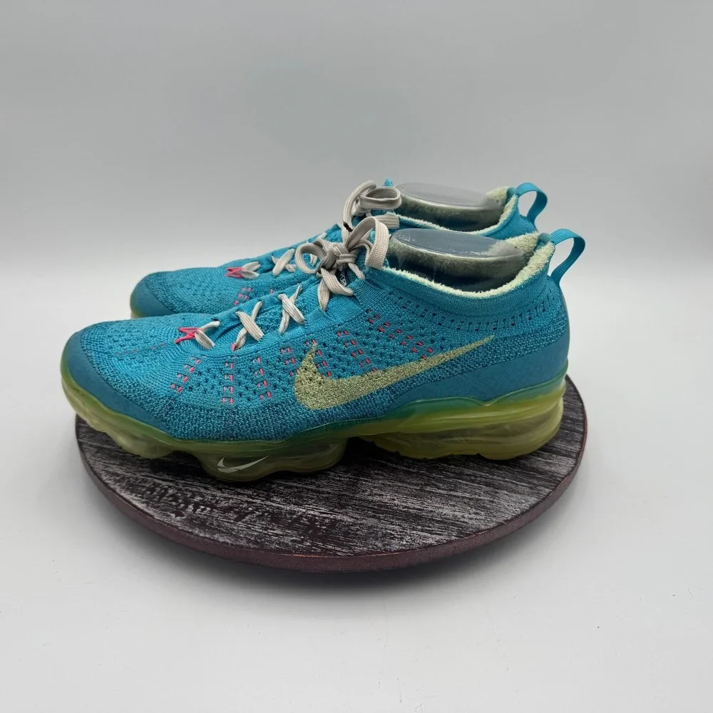 Nike Air VaporMax Flyknit 3 Sneakers Mens 9 Blue Volt‎ Running Shoes DV1628-400
